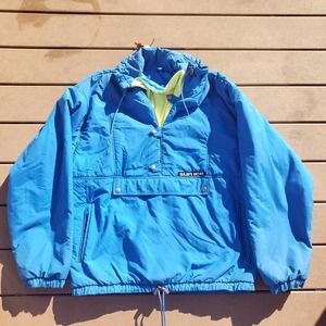 Rare Vintage Blue Sun Ice Snow Pullover Jacket